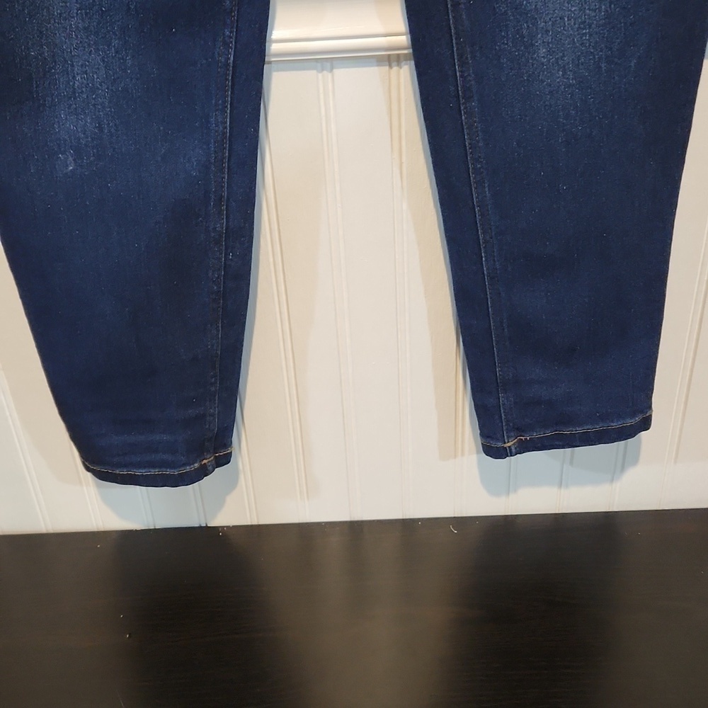 JVINI Fashion Maternity Skinny Distressed Jeans, Blue - Picture 10 of 12